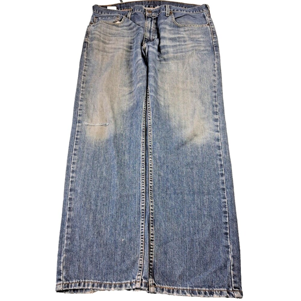 Levi's Men's Straight Jeans - Faded Blue Denim